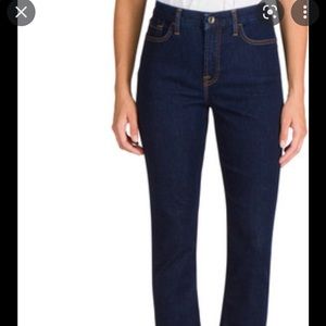 7 For All Mankind Dark Blue Boot Cut Jeans